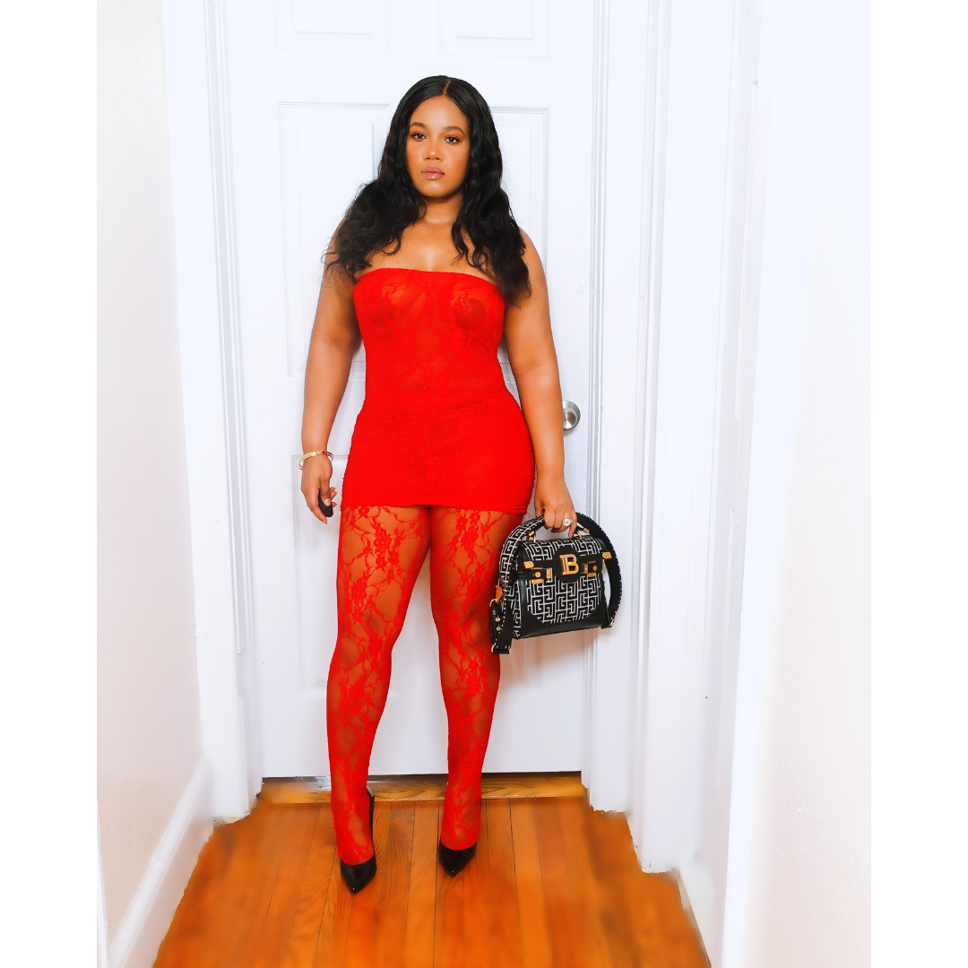 Red Lace Mini Dress - shadzvern Red Lace Mini Dress - shadzvern